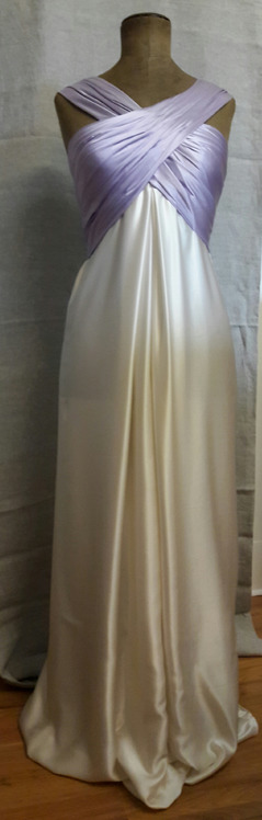 Abendkleid Seidencrepe´satin -  - Modeatelier meins