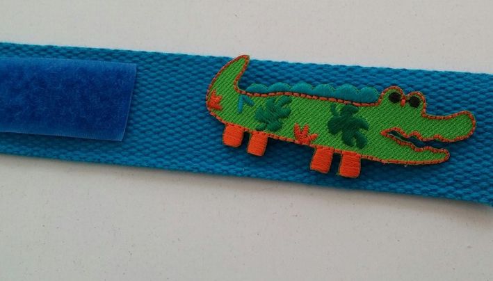 Kindergürtel - Weitenverstellbare Kindergürtel – weiches aber stabiles Baumwollgurtband mit Klettverschluss für alle Weiten verstellbar, in verschiedenen Längen
 - Modeatelier meins