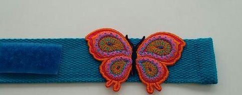 Kindergürtel - Weitenverstellbare Kindergürtel – weiches aber stabiles Baumwollgurtband mit Klettverschluss für alle Weiten verstellbar, in verschiedenen Längen
 - Modeatelier meins